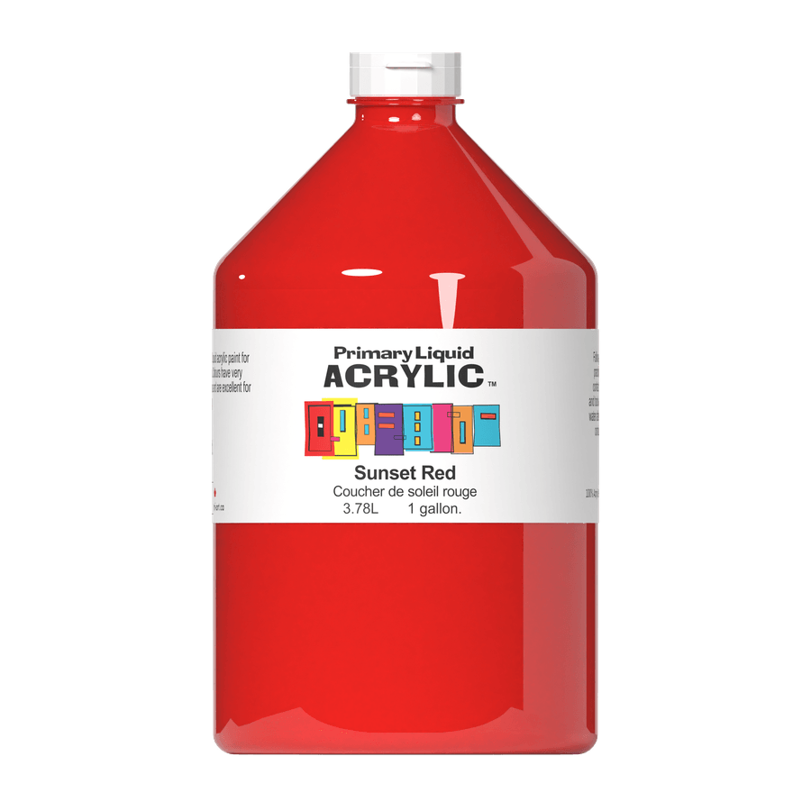 Primary Liquid Acrylic - Sunset Red - Tri-Art Mfg.