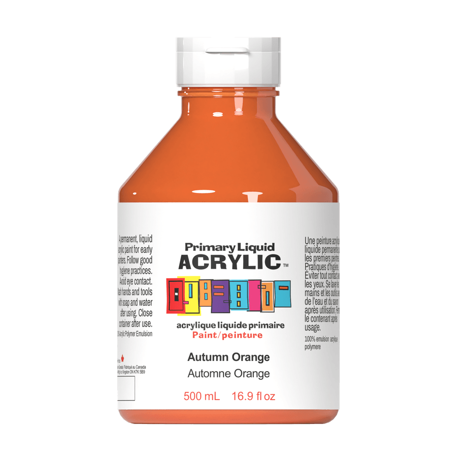 Primary Liquid Acrylic - Autumn Orange - Tri-Art Mfg.