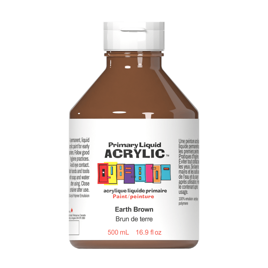 Primary Liquid Acrylic - Earth Brown - Tri-Art Mfg.