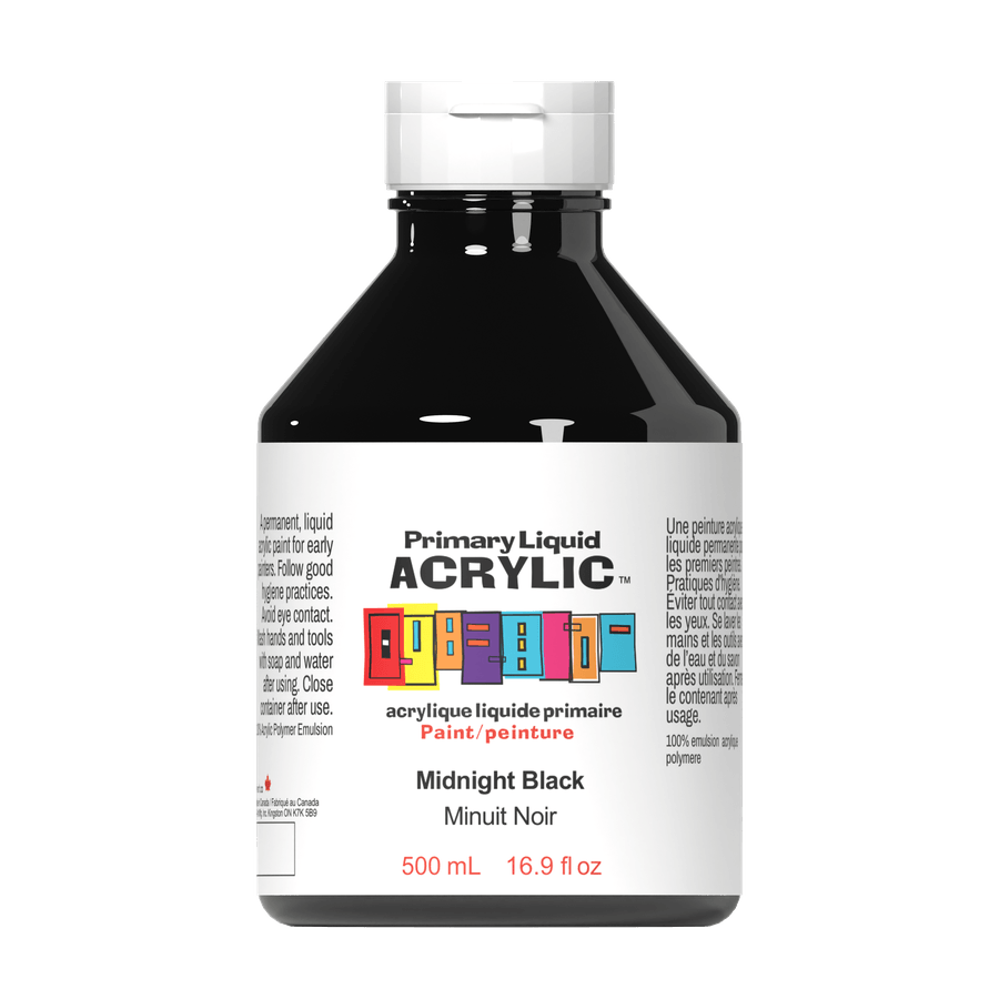 Primary Liquid Acrylic - Midnight Black - Tri-Art Mfg.