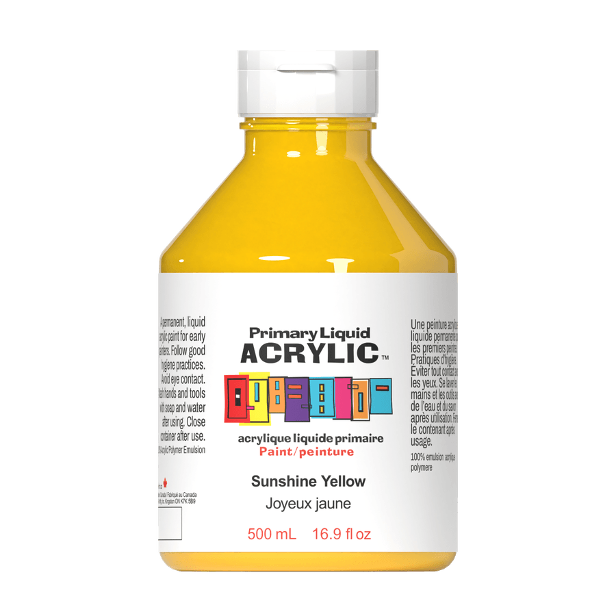 Primary Liquid Acrylic - Sunshine Yellow - Tri-Art Mfg.