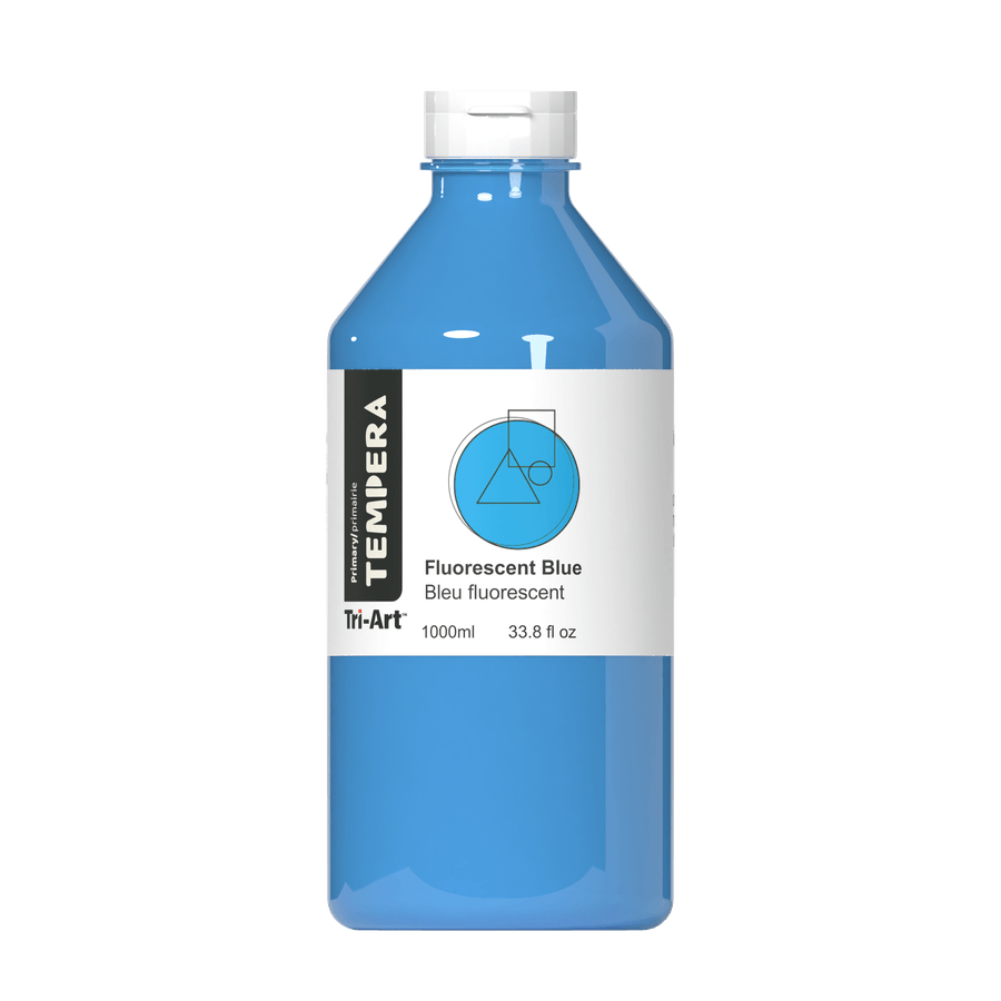 Primary Liquid Tempera - Fluorescent Blue - Tri-Art Mfg.