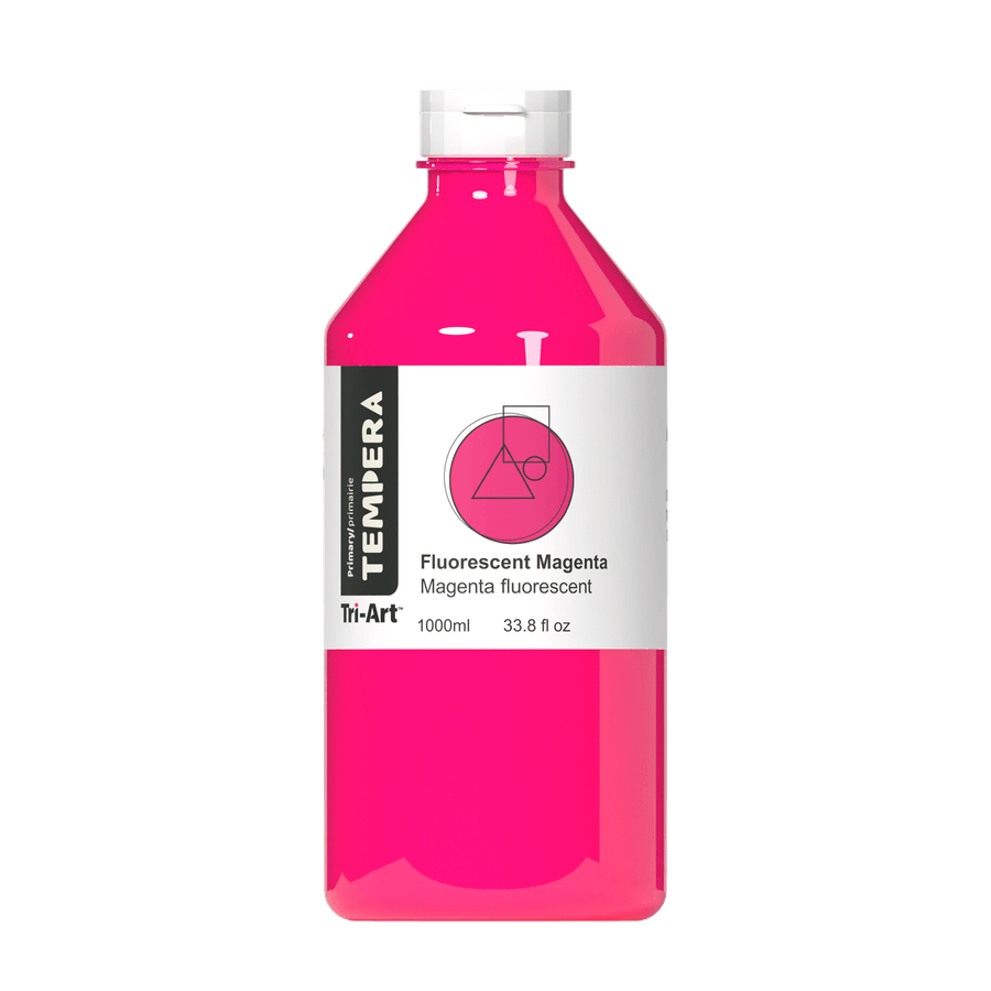 Primary Liquid Tempera - Fluorescent Magenta - Tri-Art Mfg.