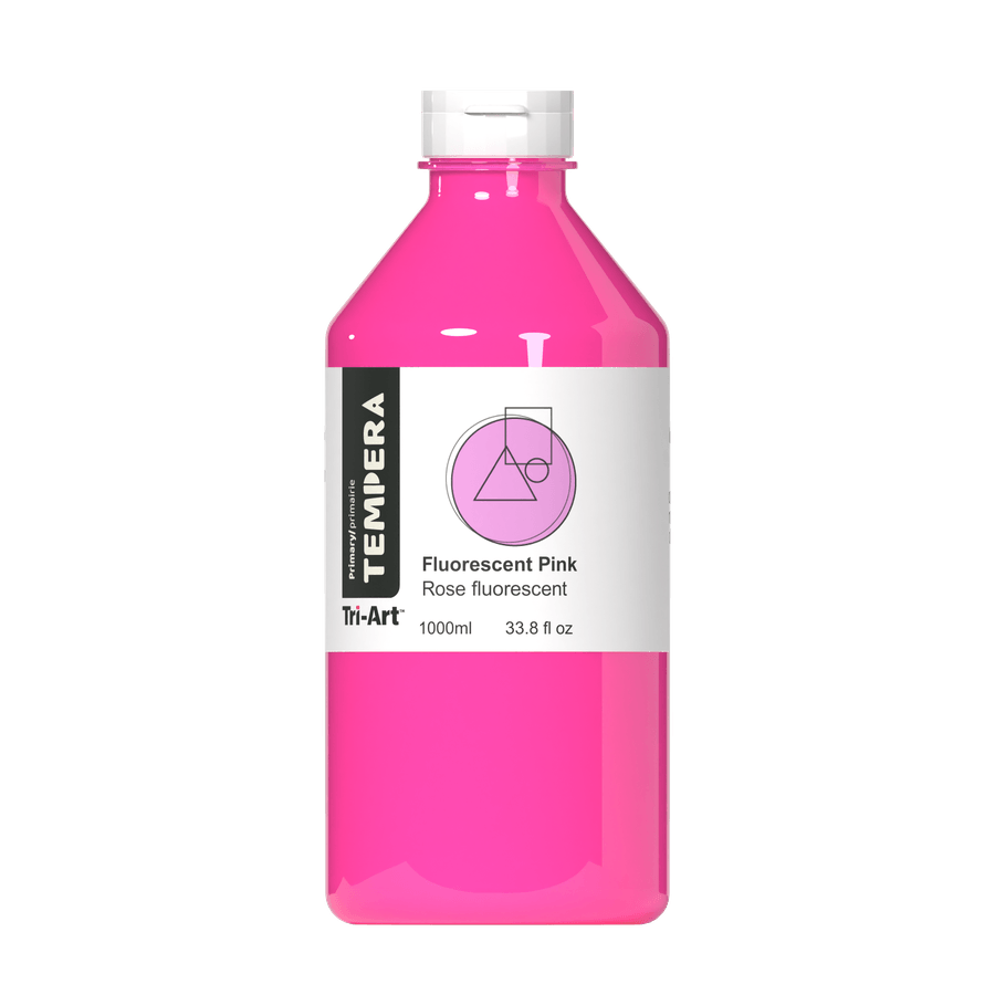 Primary Liquid Tempera - Fluorescent Pink - Tri-Art Mfg.