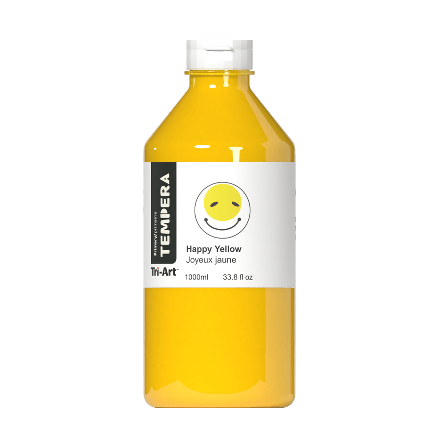 Primary Liquid Tempera - Happy Yellow - Tri-Art Mfg.