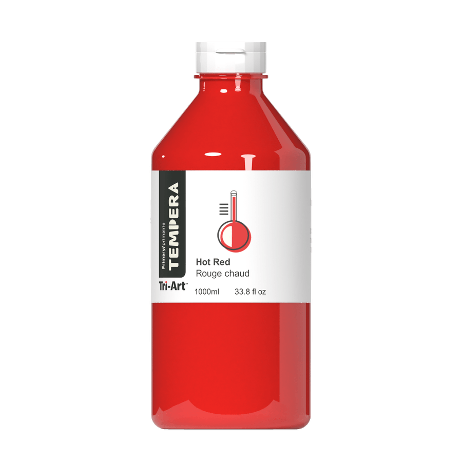 Primary Liquid Tempera - Hot Red - Tri-Art Mfg.