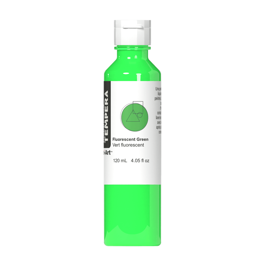 Primary Liquid Tempera - Fluorescent Green - Tri-Art Mfg.