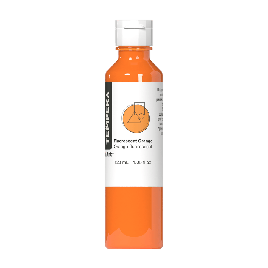 Primary Liquid Tempera - Fluorescent Orange - Tri-Art Mfg.