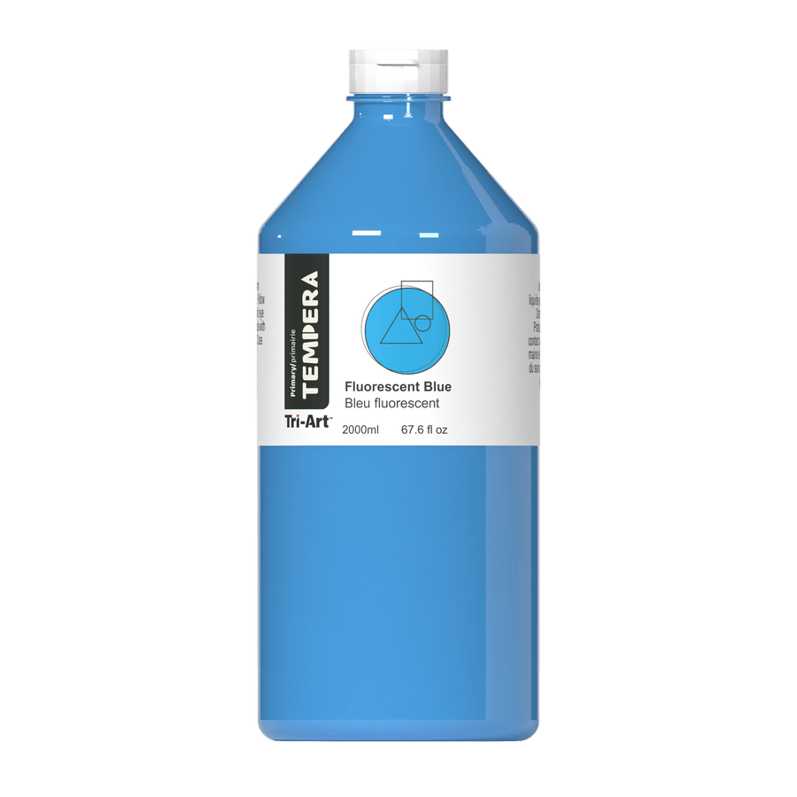 Primary Liquid Tempera - Fluorescent Blue - Tri-Art Mfg.