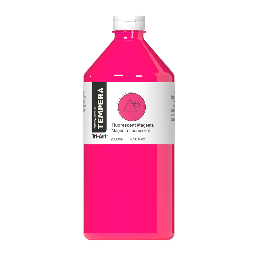 Primary Liquid Tempera - Fluorescent Magenta - Tri-Art Mfg.