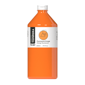 Primary Liquid Tempera - Fluorescent Orange - Tri-Art Mfg.