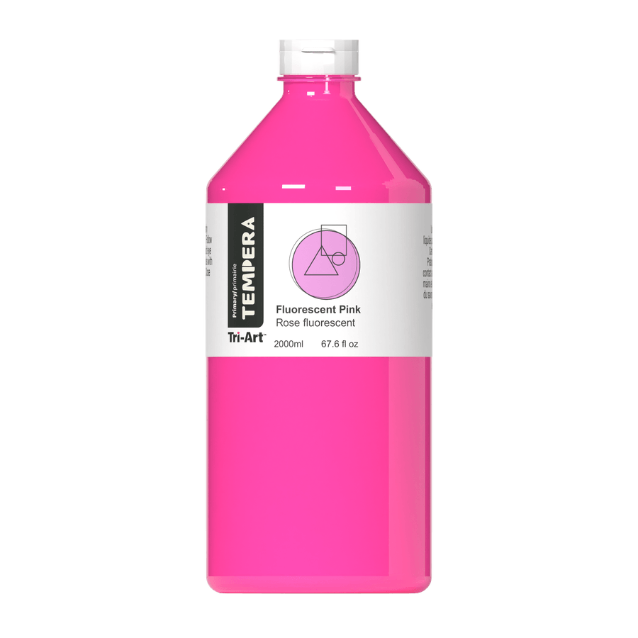 Primary Liquid Tempera - Fluorescent Pink - Tri-Art Mfg.