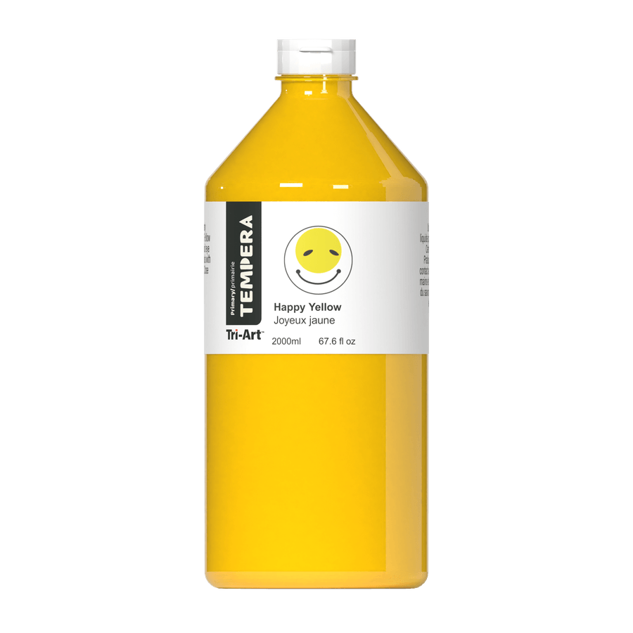 Primary Liquid Tempera - Happy Yellow - Tri-Art Mfg.