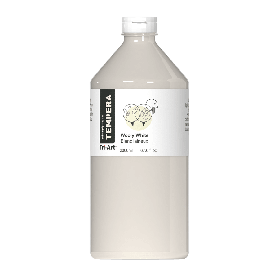 Primary Liquid Tempera - Woolly White - Tri-Art Mfg.