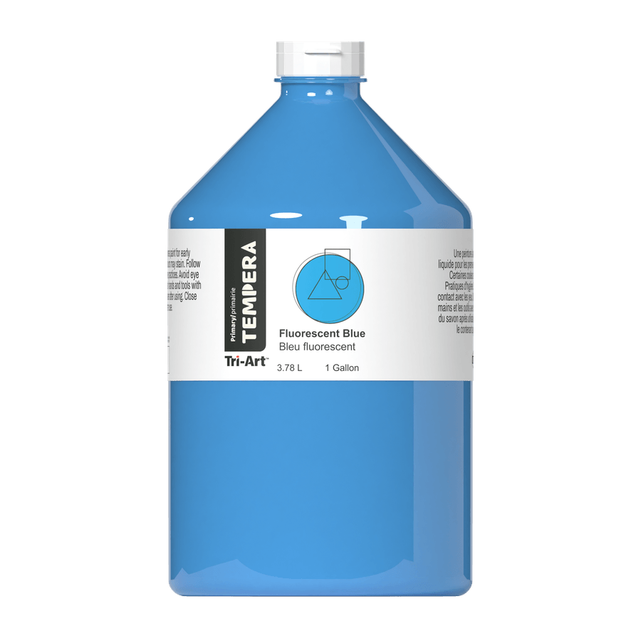 Primary Liquid Tempera - Fluorescent Blue - Tri-Art Mfg.