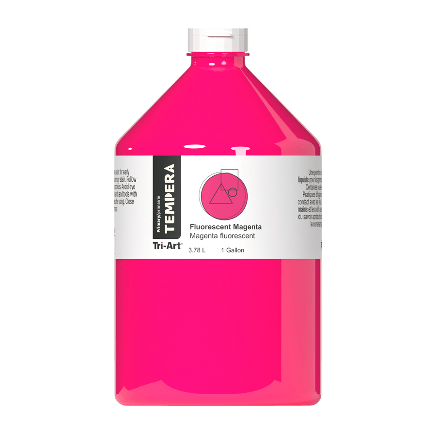 Primary Liquid Tempera - Fluorescent Magenta - Tri-Art Mfg.