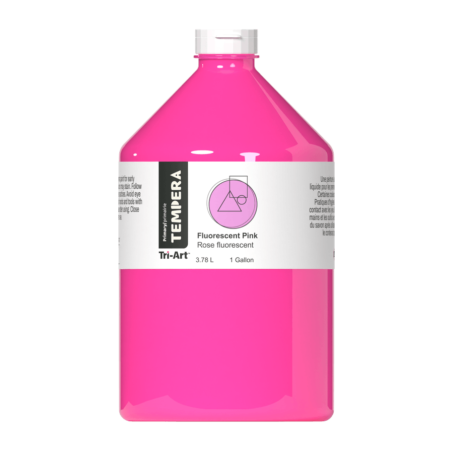 Primary Liquid Tempera - Fluorescent Pink - Tri-Art Mfg.