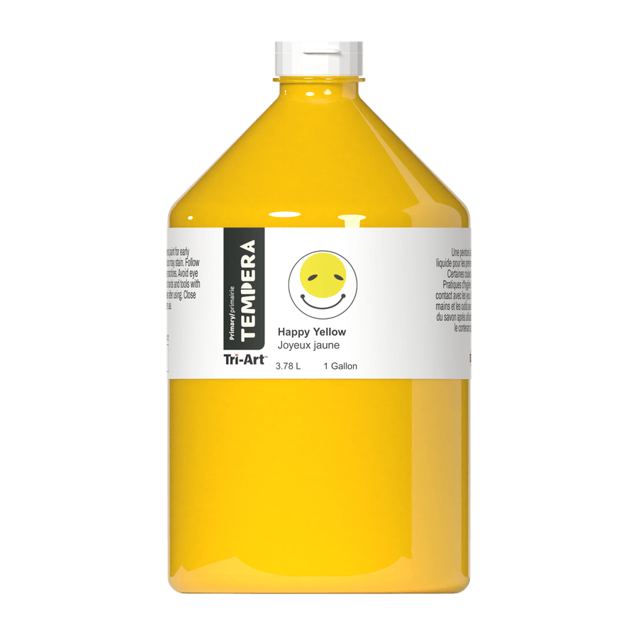 Primary Liquid Tempera - Happy Yellow - Tri-Art Mfg.