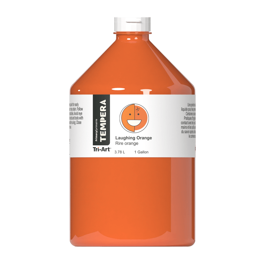 Primary Liquid Tempera - Laughing Orange - Tri-Art Mfg.