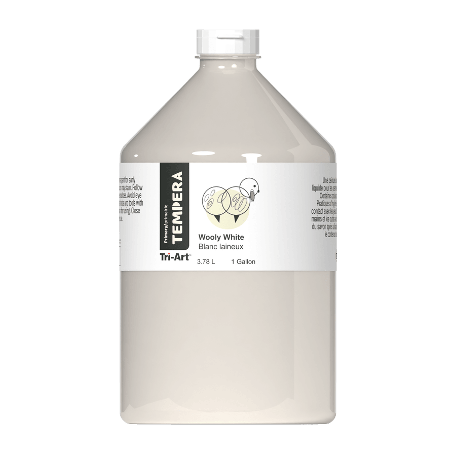 Primary Liquid Tempera - Woolly White - Tri-Art Mfg.