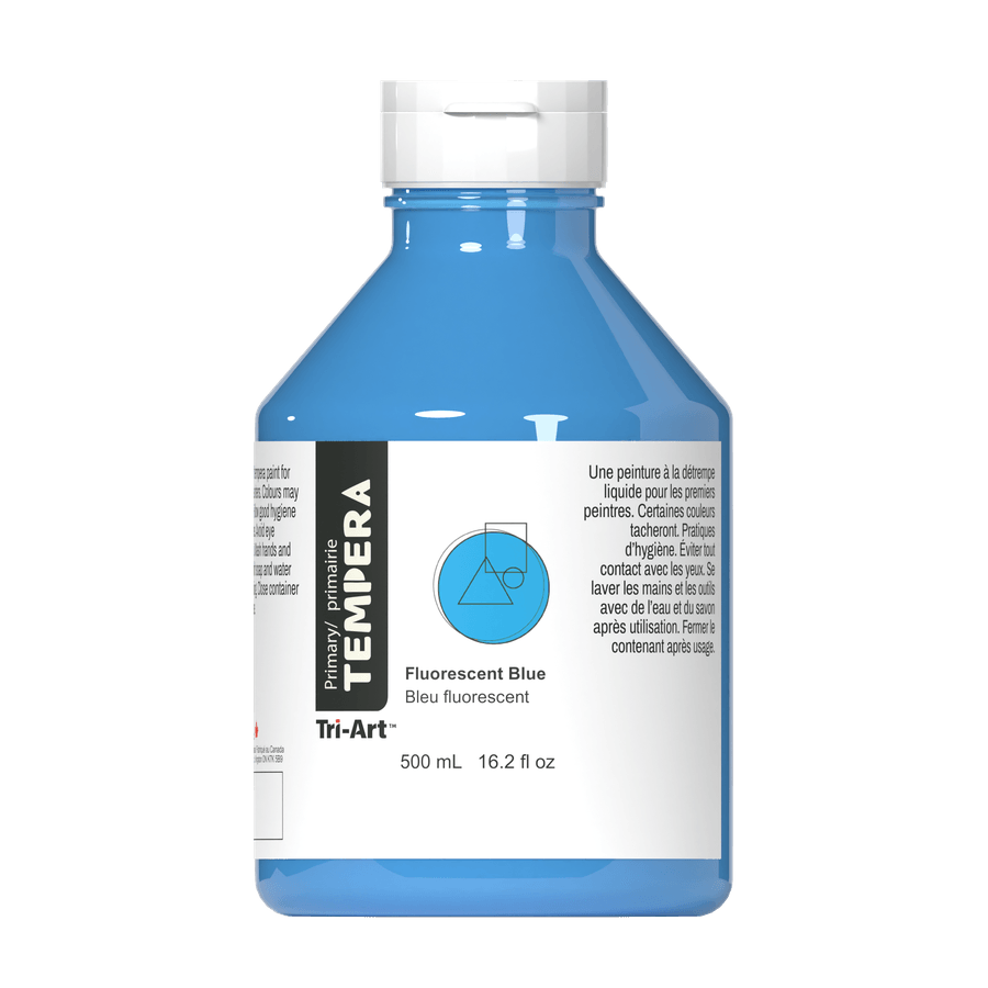 Primary Liquid Tempera - Fluorescent Blue - Tri-Art Mfg.