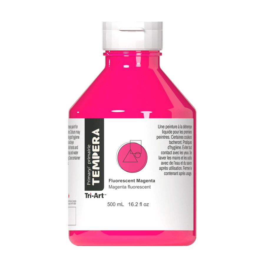 Primary Liquid Tempera - Fluorescent Magenta - Tri-Art Mfg.