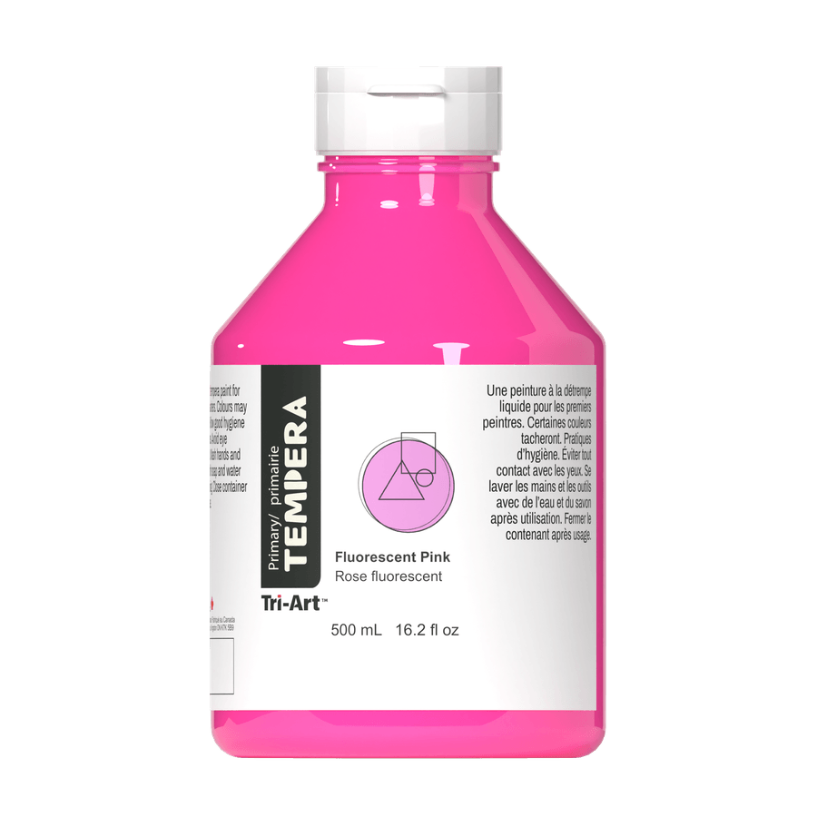 Primary Liquid Tempera - Fluorescent Pink - Tri-Art Mfg.
