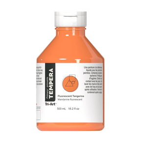 Primary Liquid Tempera - Fluorescent Tangerine - Tri-Art Mfg.