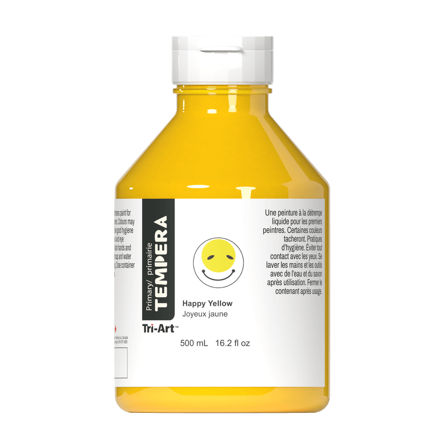 Primary Liquid Tempera - Happy Yellow - Tri-Art Mfg.