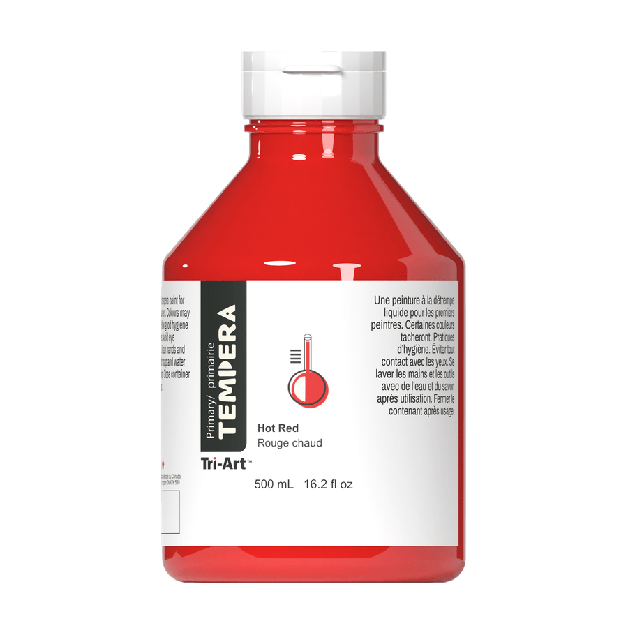 Primary Liquid Tempera - Hot Red - Tri-Art Mfg.