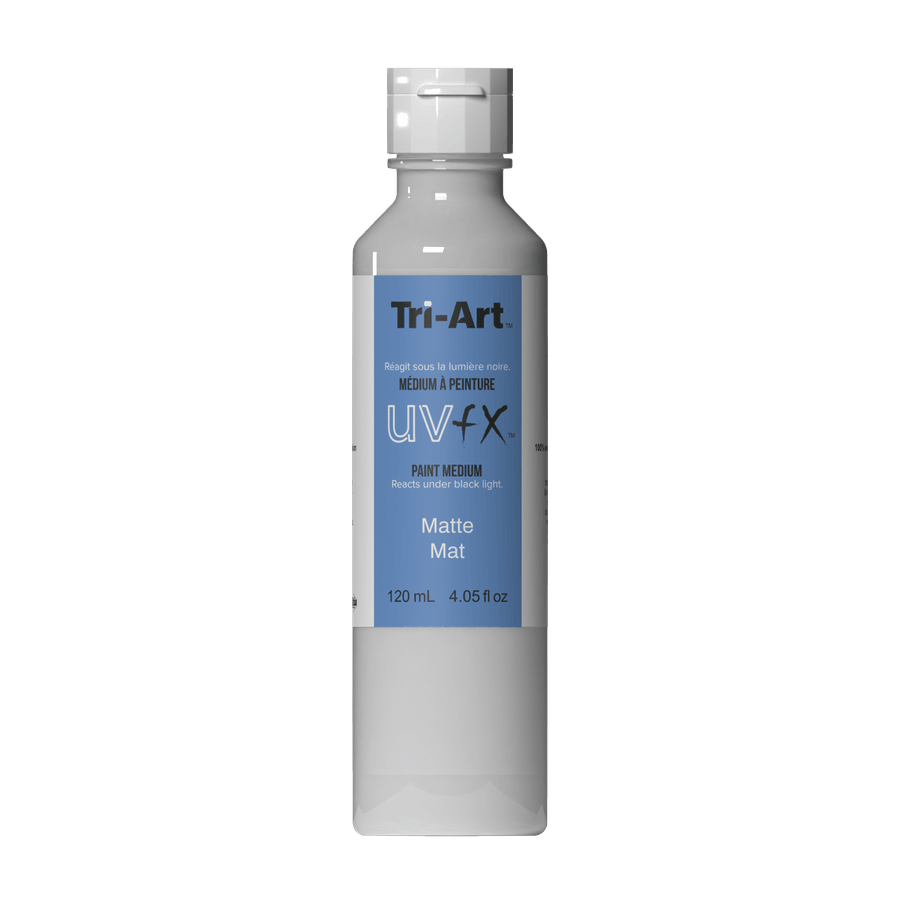UVFX Black Light Poster Paint - UVFX Black Light Medium Matte - Tri-Art Mfg.