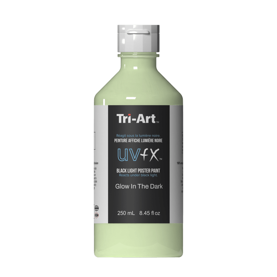 UVFX Black Light Poster Paint - Glow in the Dark - Tri-Art Mfg.