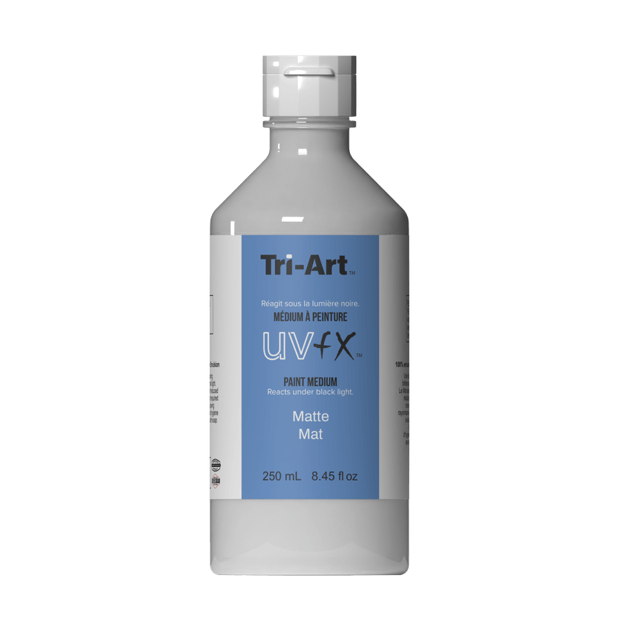 UVFX Black Light Poster Paint - UVFX Black Light Medium Matte - Tri-Art Mfg.