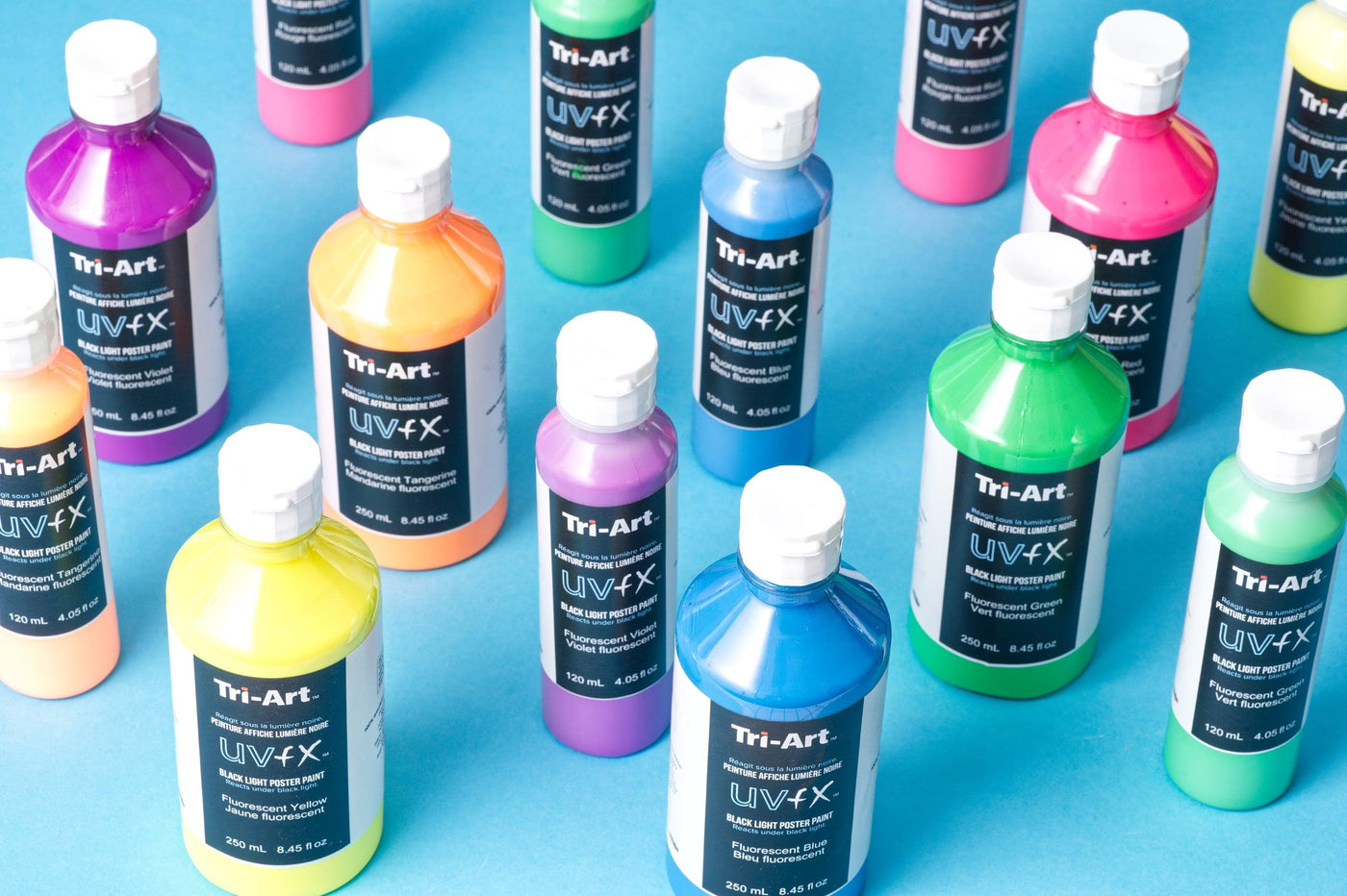 UVFX Fluorescent Acrylic Paints - Tri-Art Mfg.