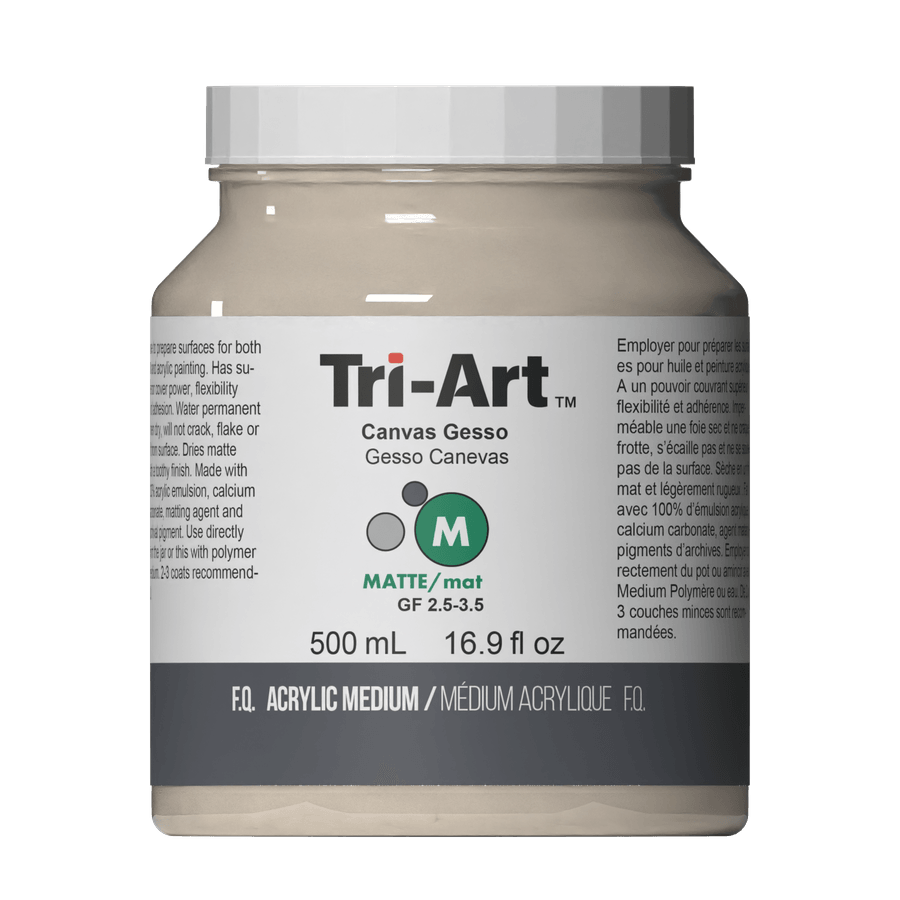 Tri-Art Mediums - Canvas/Ivory Gesso