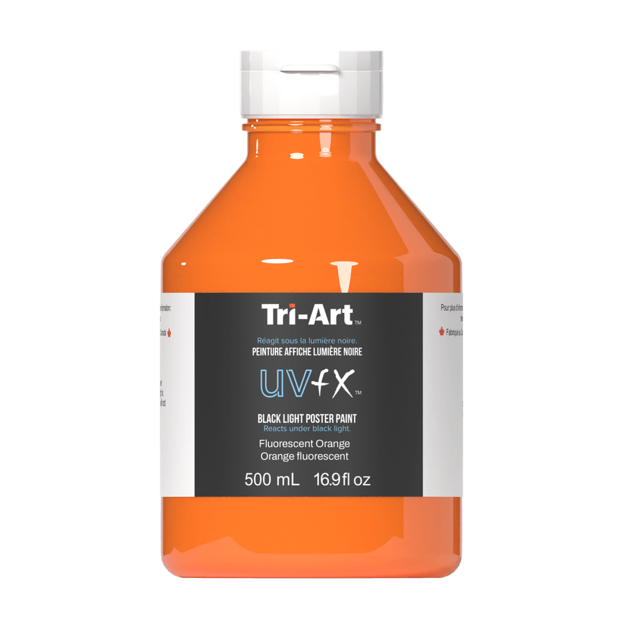 orange poster paint