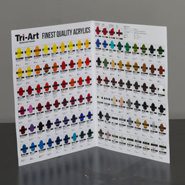 Finest Quality Hand Painted Colour Chart