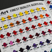 Finest Quality Hand Painted Colour Chart