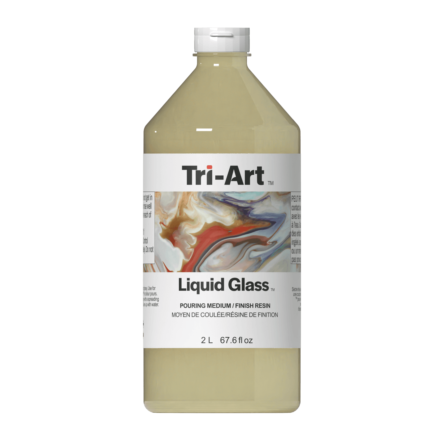 Liquid Glass Pouring Medium and Finishing Resin