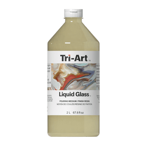 Liquid Glass Pouring Medium and Finishing Resin