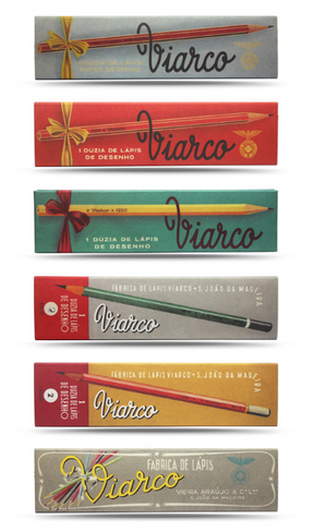 SET 6 BOXES OF 12 PENCILS SPECIAL VINTAGE COLLECTION