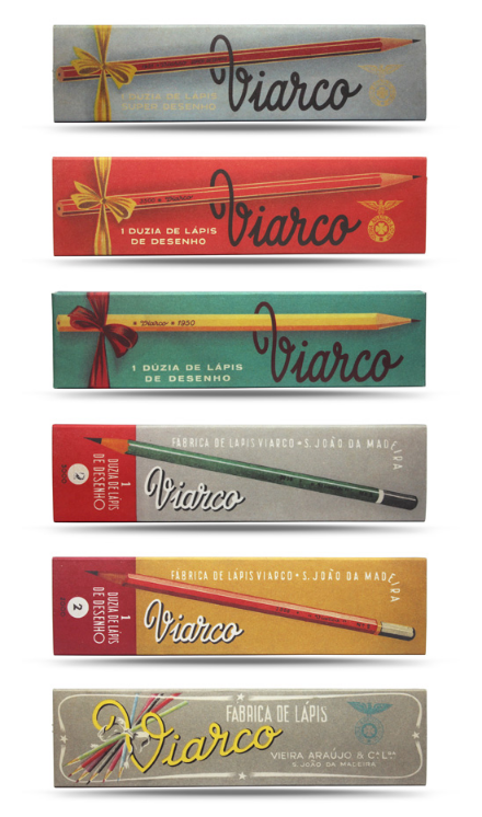SET 6 BOXES OF 12 PENCILS SPECIAL VINTAGE COLLECTION