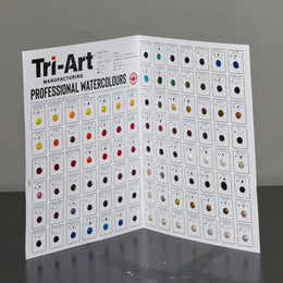 Tri-Art Watercolours 98 Colour Dot Card