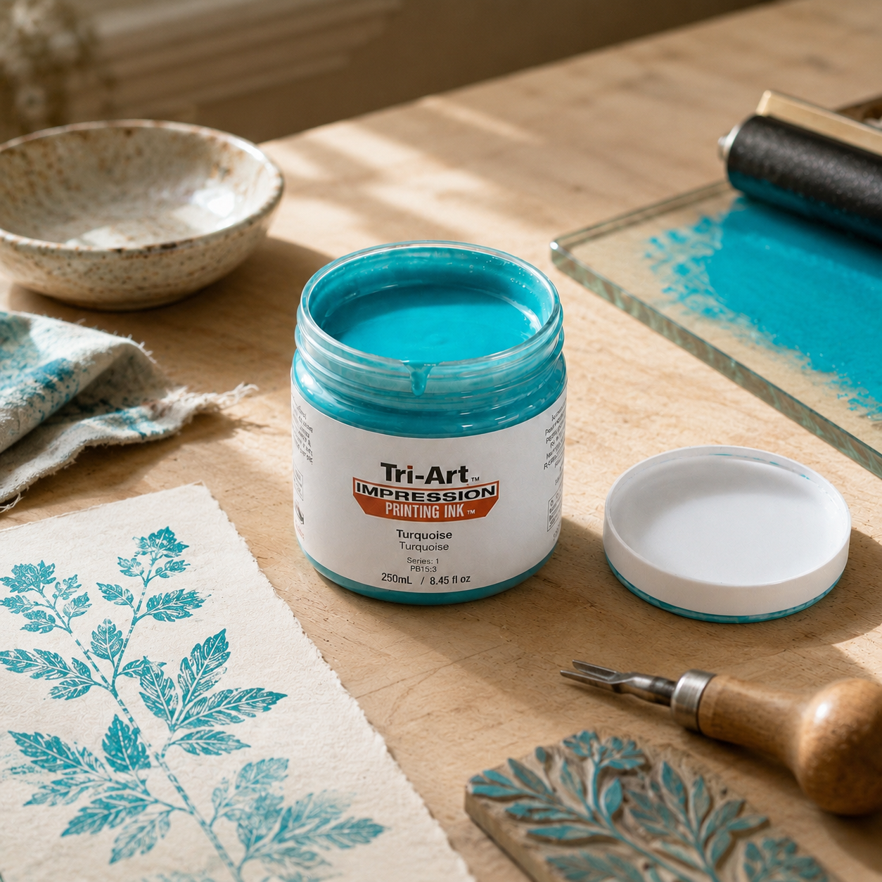 Impressions Block Printing Ink - Turquoise