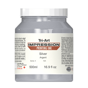 Impressions Block Printing Ink - Silver
