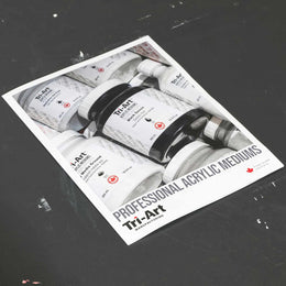 Finest Quality Hand Painted Acrylic Mediums Chart