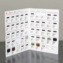 Finest Quality Hand Painted Acrylic Mediums Chart