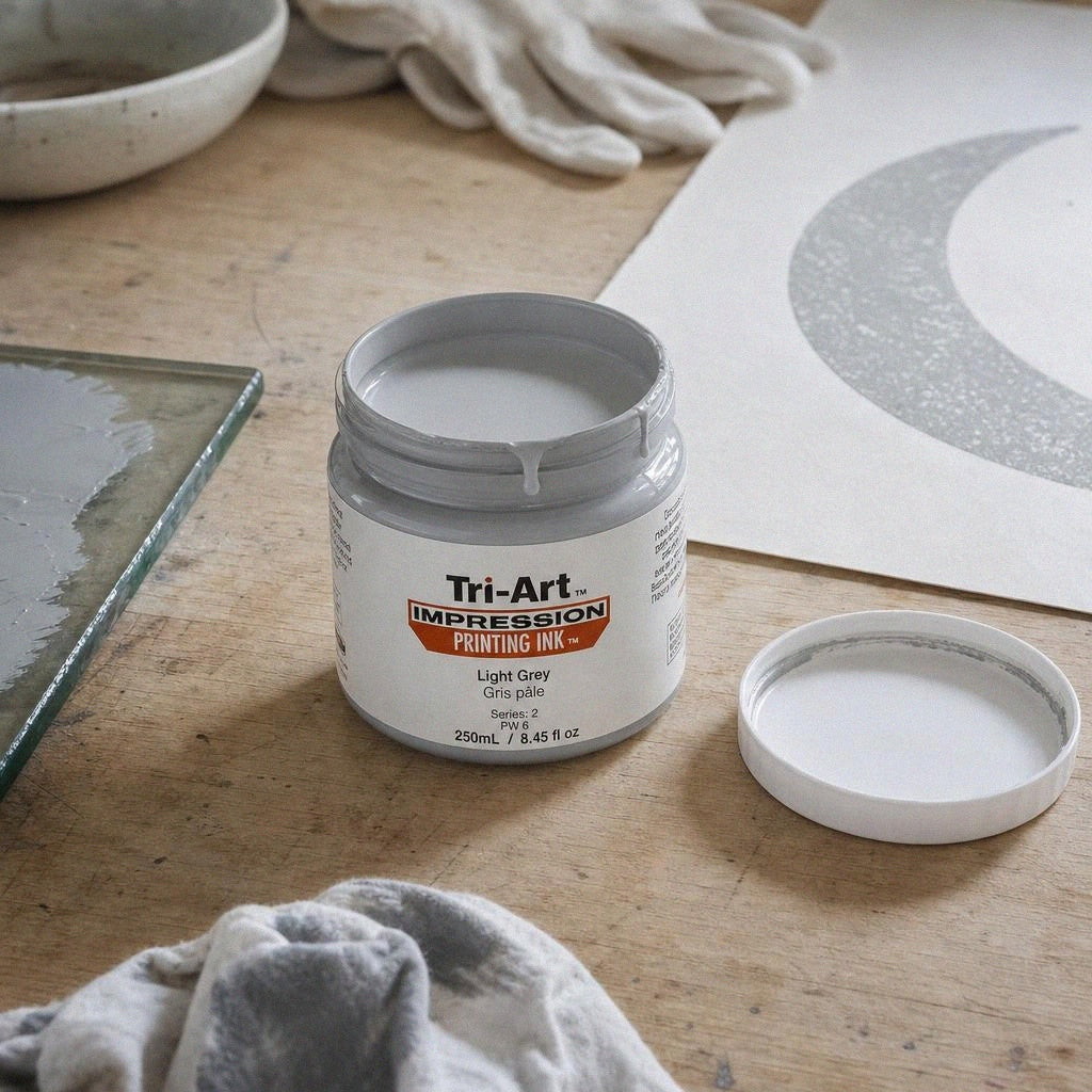 Impressions Block Printing Ink - Light Grey