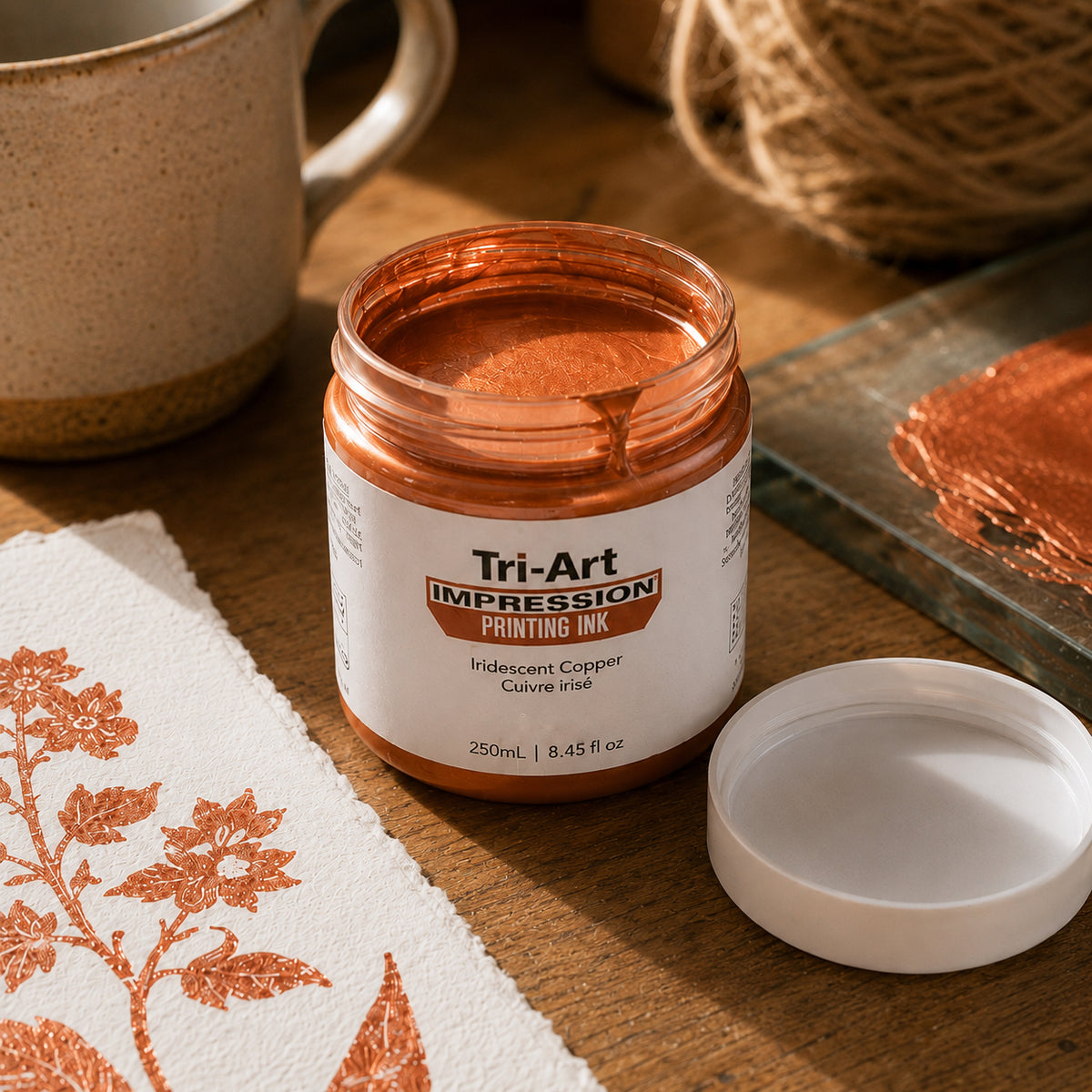 Impressions Block Printing Ink - Iridescent Copper