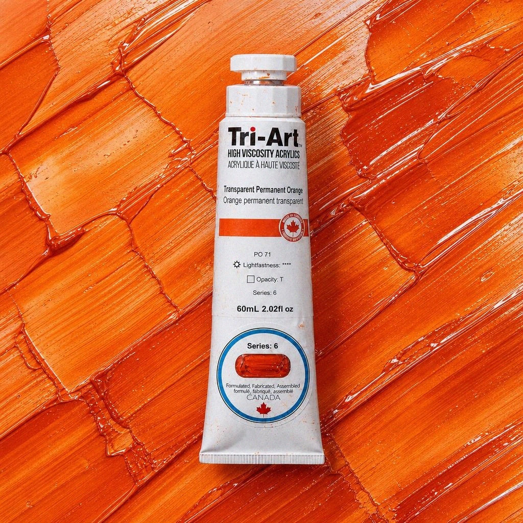 Tri-Art High Viscosity - Transparent Permanent Orange